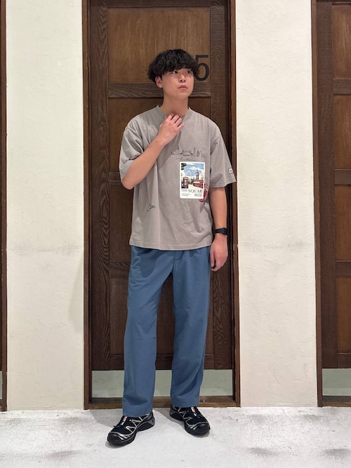 ニコアンド てぃら アソートサマーTシャツ＆チェックゆるパンツ セット ニコアンド［Make Stuff '25］てぃらチェックゆるパンツ