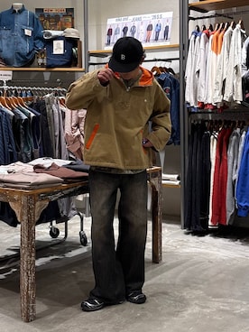 「POLO BCS（ポロ ビーシーエス）のアイテム」を使った、sogoさん（メンズ・180cm）の冬コーディネート