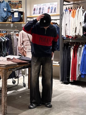 「POLO BCS（ポロ ビーシーエス）のアイテム」を使った、sogoさん（メンズ・180cm）の冬コーディネート