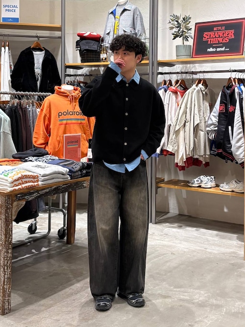 12.5oz エクストラワイドデニム EXTRA WIDE DENIM [niko and JEANS
