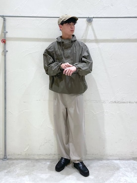 「niko and...（ニコアンド）のアイテム（マウンテンパーカー）」を使った、sogoさん（メンズ・180cm）の冬コーディネート