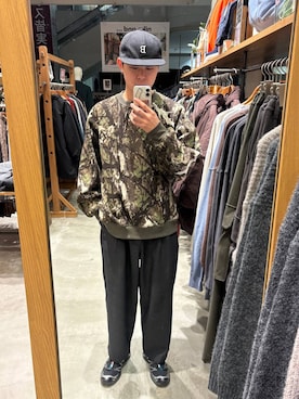 「niko and ...」｜「アイテム（キャップ）」を使った、sogoさん（メンズ・180cm）の秋コーディネート