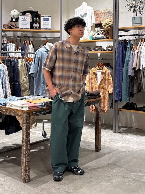 PENDLETON(ペンドルトン)】別注コットンレーヨンオープンカラーシャツ