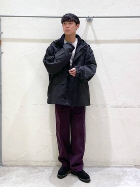 「niko and...（ニコアンド）のアイテム（マウンテンパーカー）」を使った、sogoさん（メンズ・180cm）の冬コーディネート