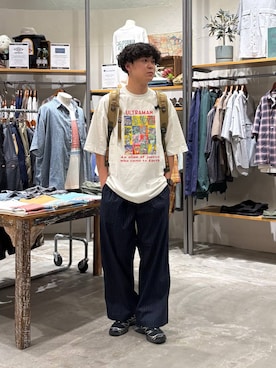 「アウトドア」｜sogoさん（メンズ・180cm）の春コーディネート