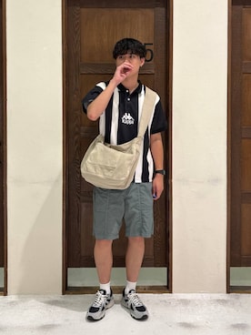 「niko and...（ニコアンド）のアイテム」を使った、sogoさん（メンズ・180cm）の夏コーディネート