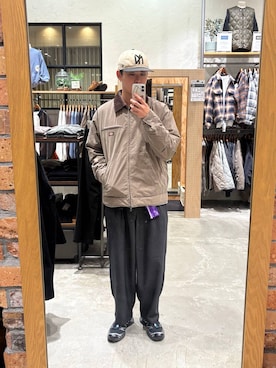 「アイテム（その他アウター）」を使った、sogoさん（メンズ・180cm・20代）の秋コーディネート