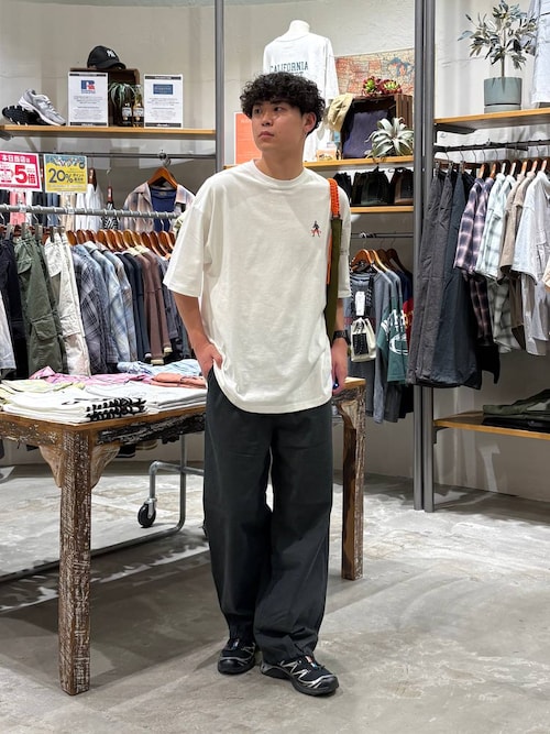 ANDSEWN (アンドソーン)】先染めウォッシュドパンツ（その他パンツ