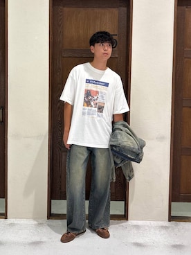 「アイテム（ブルゾン）」を使った、sogoさん（メンズ・180cm）の夏コーディネート