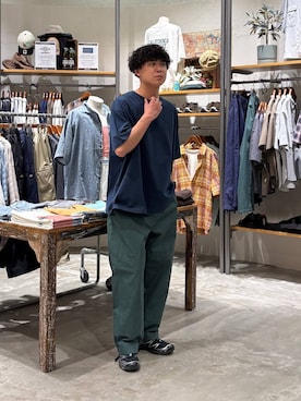 「Champion（チャンピオン）のアイテム」を使った、sogoさん（メンズ・180cm）の春コーディネート