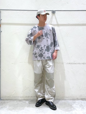 「FRUIT OF THE LOOM（フルーツオブザルーム）のアイテム」を使った、sogoさん（メンズ・180cm）の春コーディネート