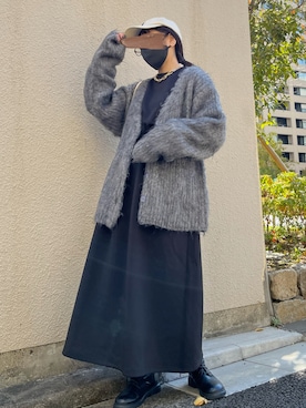 「ap retro（アプレトロ）のアイテム（帽子）」を使った、mamiさん（レディース・156cm）の秋コーディネート