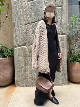 「instagramフォローお願いします」｜「アイテム（帽子）」を使った、mamiさん（レディース・156cm）の秋コーディネート