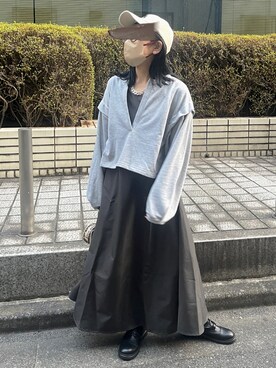 「ap retro（アプレトロ）のアイテム（帽子）」を使った、mamiさん（レディース・156cm）の秋コーディネート