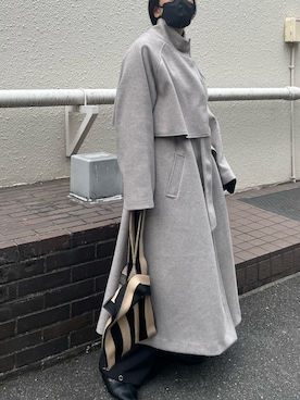 「ap retro（アプレトロ）のアイテム（その他アウター）」を使った、mamiさん（レディース・156cm）の秋コーディネート