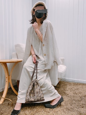 「ap retro（アプレトロ）のアイテム（帽子）」を使った、mamiさん（レディース・156cm）の春コーディネート