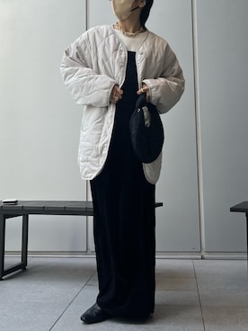 「ap retro（アプレトロ）のアイテム（ブルゾン）」を使った、mamiさん（レディース・156cm）の秋コーディネート