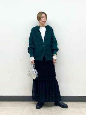 森さん（レディース・162cm）の冬コーディネート