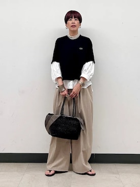 森さん（レディース・162cm）の春コーディネート