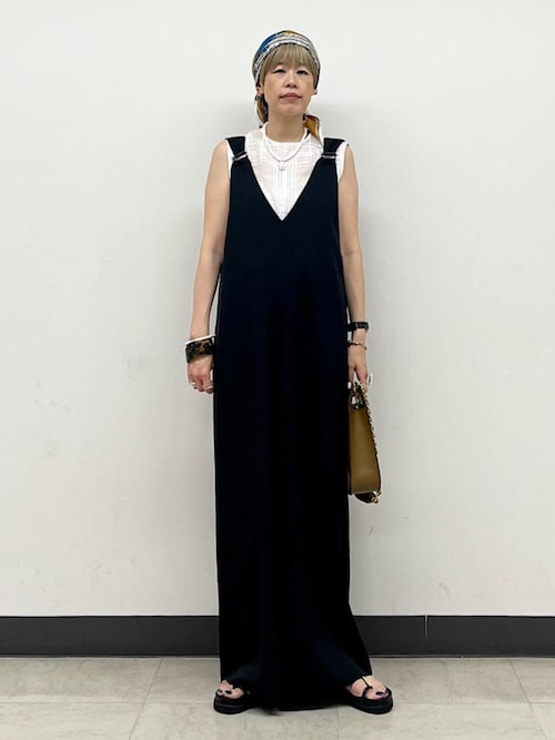 セール】SHIPS Primary Navy Label:〈手洗い可能〉ツイル サロペット