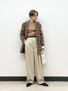 森さん（レディース・162cm）の冬コーディネート