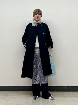 「A PUPIL（アピューピル）のアイテム」を使った、森さん（レディース・162cm）の冬コーディネート