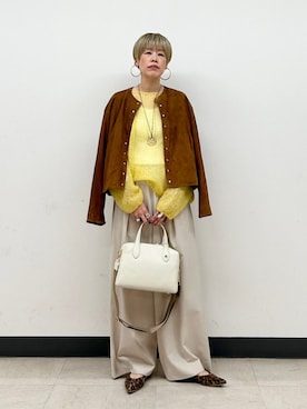 森さん(レディース・162cm)の秋コーディネート