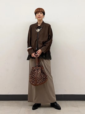森さん（レディース・162cm）の秋コーディネート