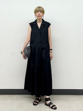 「SHIPS（シップス）のアイテム」を使った、森さん（レディース・162cm）の夏コーディネート