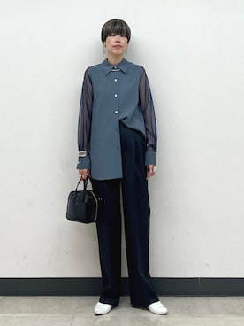 森さん(レディース・162cm)の秋コーディネート