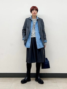 森さん（レディース・162cm）の冬コーディネート