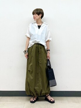 森さん（レディース・162cm）の春コーディネート