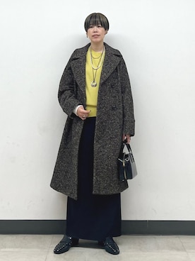 「TICCA（ティッカ）のアイテム」を使った、森さん（レディース・162cm）の秋コーディネート