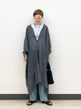 「SHIPS（シップス）のアイテム（ピアス（両耳用））」を使った、森さん（レディース・162cm）の春コーディネート