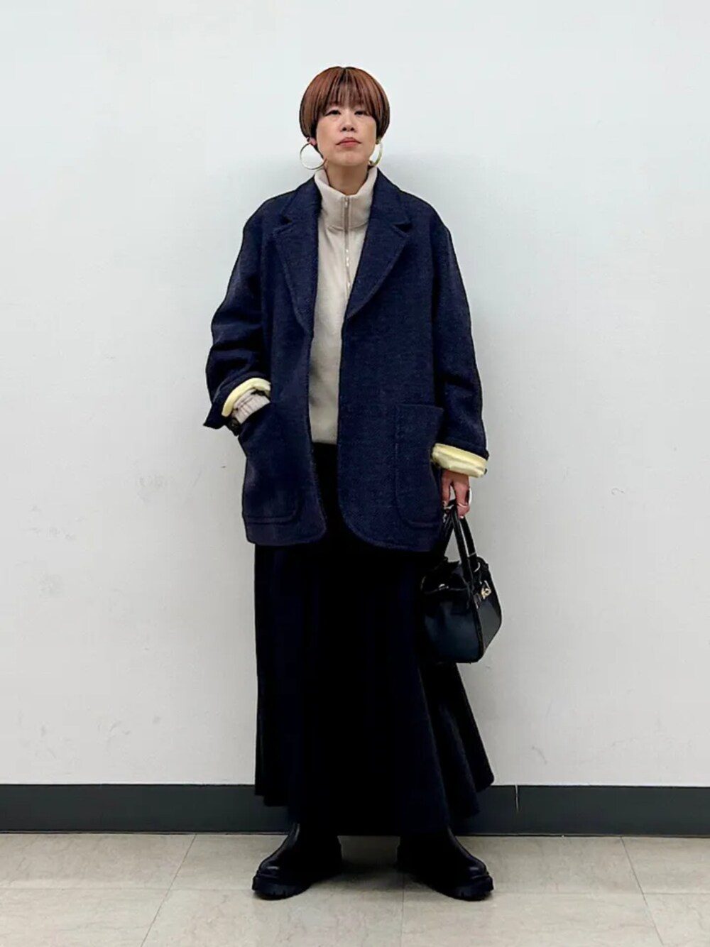 SHIPS（シップス）の「SHIPS Primary Navy Label:ヘリンボーンツイード