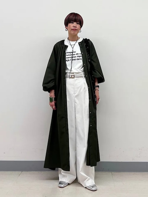 SHIPS Primary Navy Label:〈手洗い可能〉撥水 羽織 ギャザー
