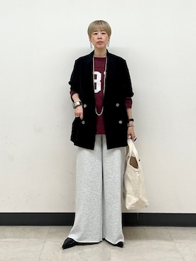 「SHIPS（シップス）のアイテム」を使った、森さん（レディース・162cm）の夏コーディネート