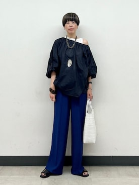 森さん(レディース・162cm)の夏コーディネート