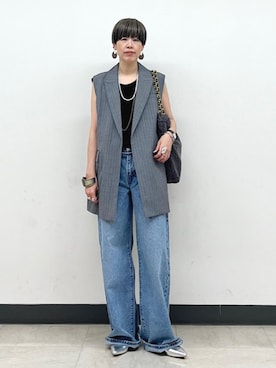 森さん(レディース・162cm)の秋コーディネート