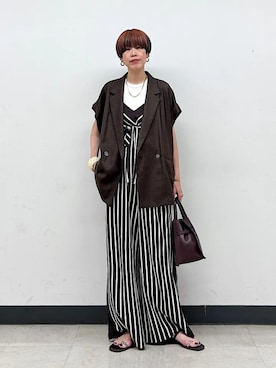 森さん(レディース・162cm)の夏コーディネート