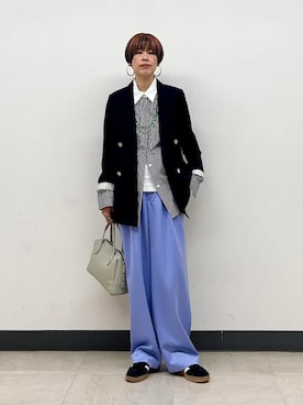 「Beau're（ヴュレ）のアイテム」を使った、森さん（レディース・162cm）の冬コーディネート