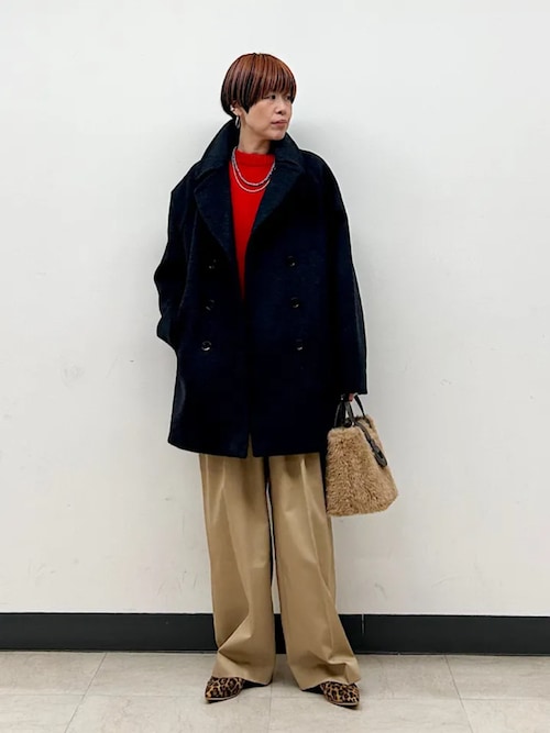 SHIPS Primary Navy Label:ネイビー Pコート（ピーコート）｜SHIPS