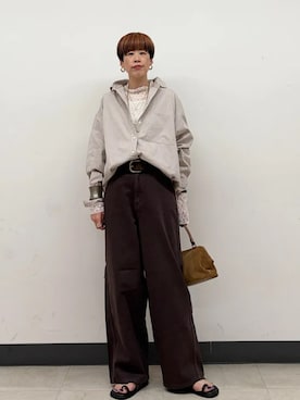 森さん（レディース・162cm）の秋コーディネート