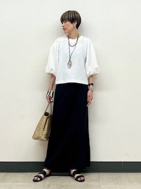 森さん（レディース・162cm）の夏コーディネート