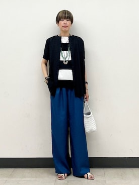 森さん（レディース・162cm）の夏コーディネート