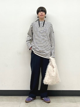 森さん(レディース・162cm)の秋コーディネート