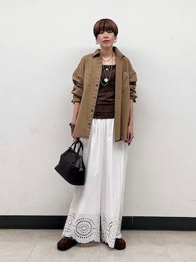 「SOAC（ソーク）のアイテム」を使った、森さん（レディース・162cm）の夏コーディネート