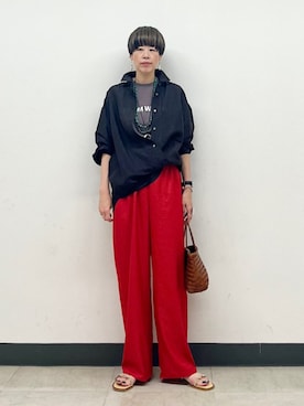 森さん（レディース・162cm）の夏コーディネート