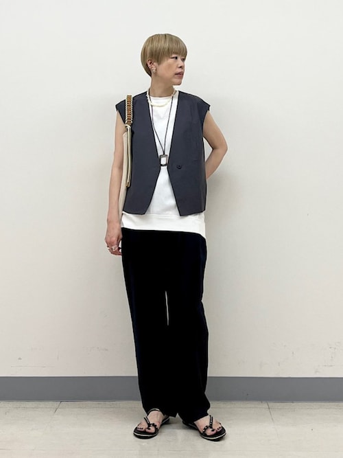 SHIPS Primary Navy Label:〈手洗い可能〉MANTECO ジレ SHIPS Primary Navy Label:〈手洗い可能〉MANTECO ジレ（ベスト