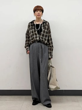 森さん(レディース・162cm)の秋コーディネート